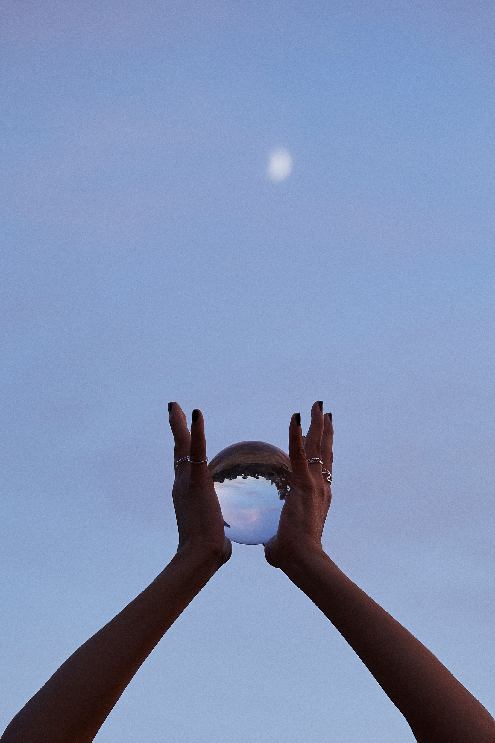 Witch Doing Ritual Outdoors